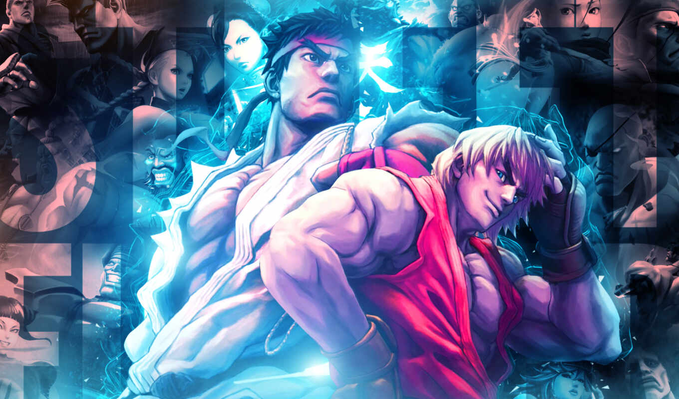 graphics, the fighter, street, smile, tekken, ryu, characters