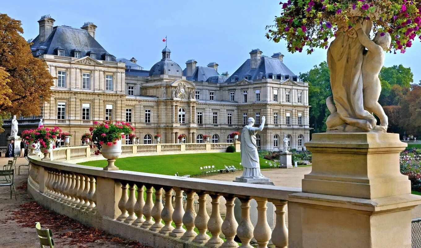 париж, garden, luxembourg