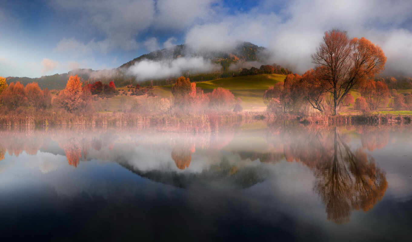 lake, sky, mountain, reflection, happy, italy, fore, dolomite, hmetosche, antorno