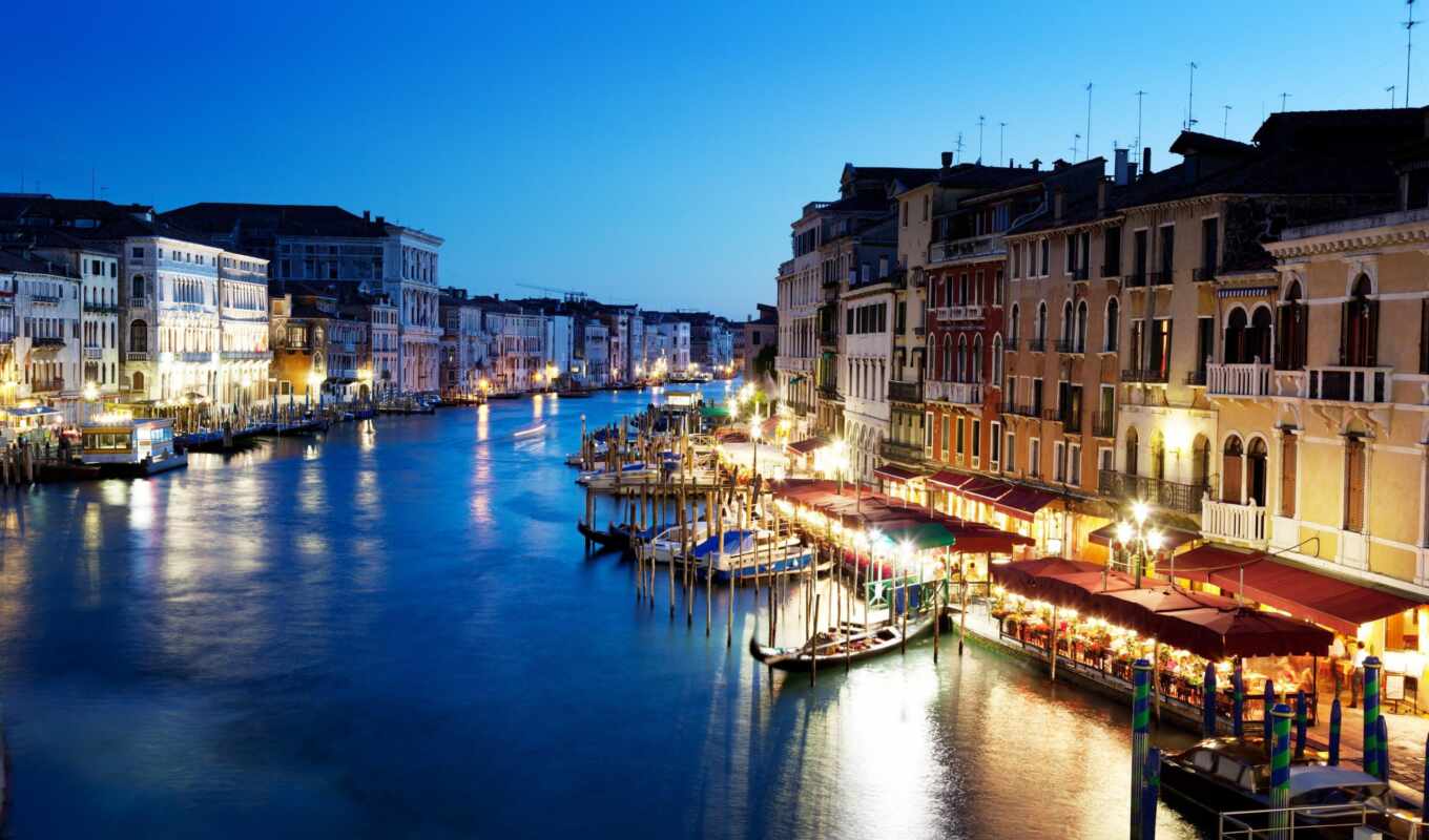 канал, canal, italian, grand, shot, tourist, grande, venezia