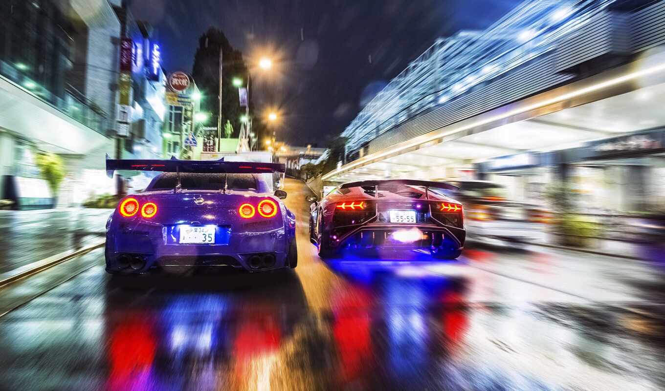 night, street, road, race, speed, tokyo, expensive, gonkii, fransisco