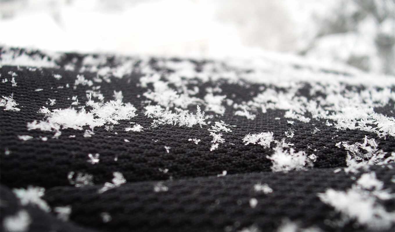 snow, smooth surface, snowflake, flake