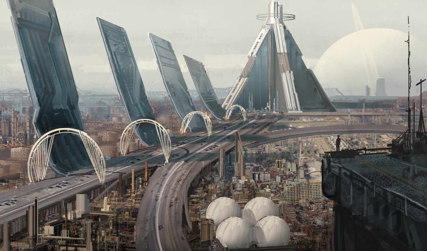art, город, будущее, roy, futuristic, mutant, louis, червяк, megacity, louisleroy