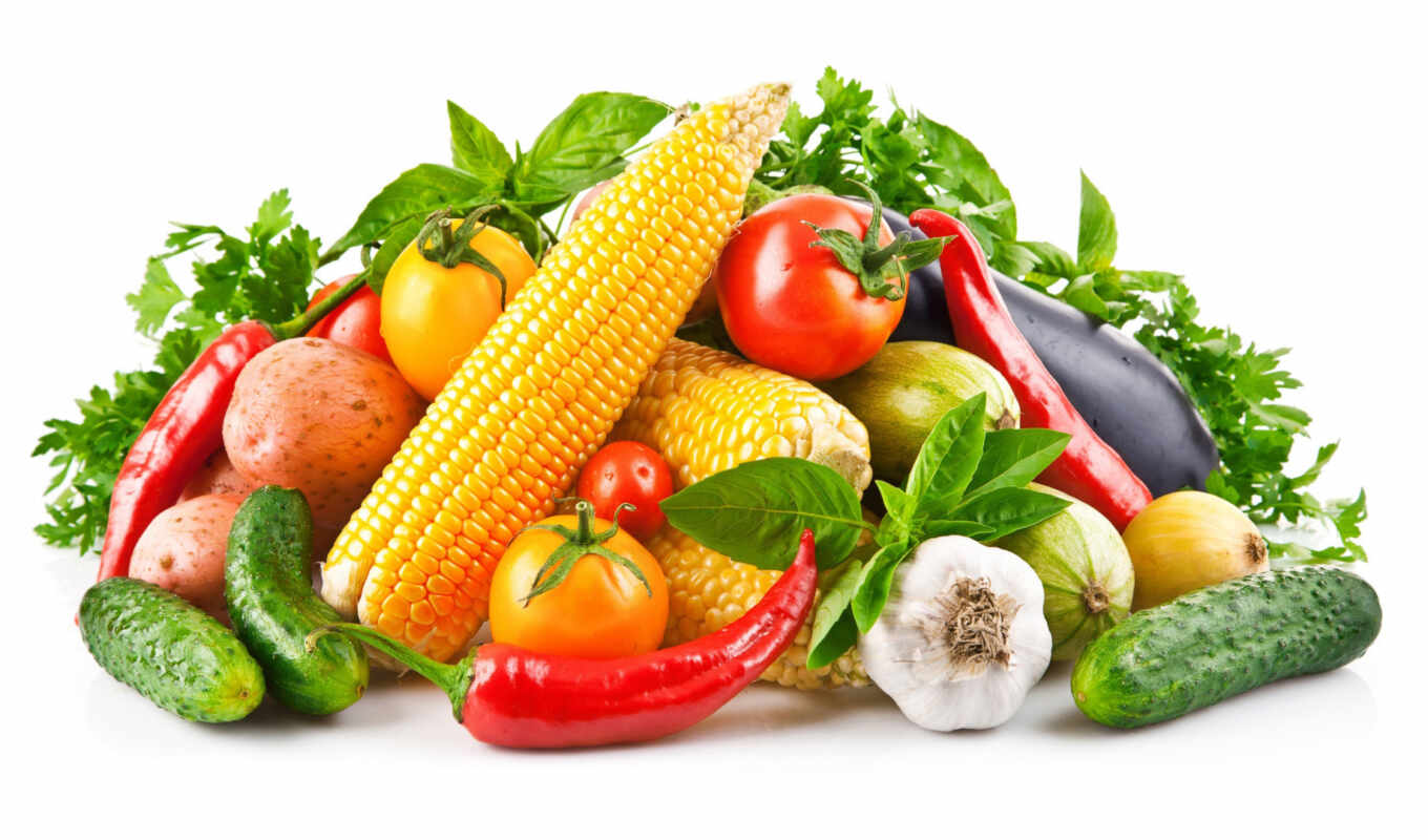 vegetable, bell, corn