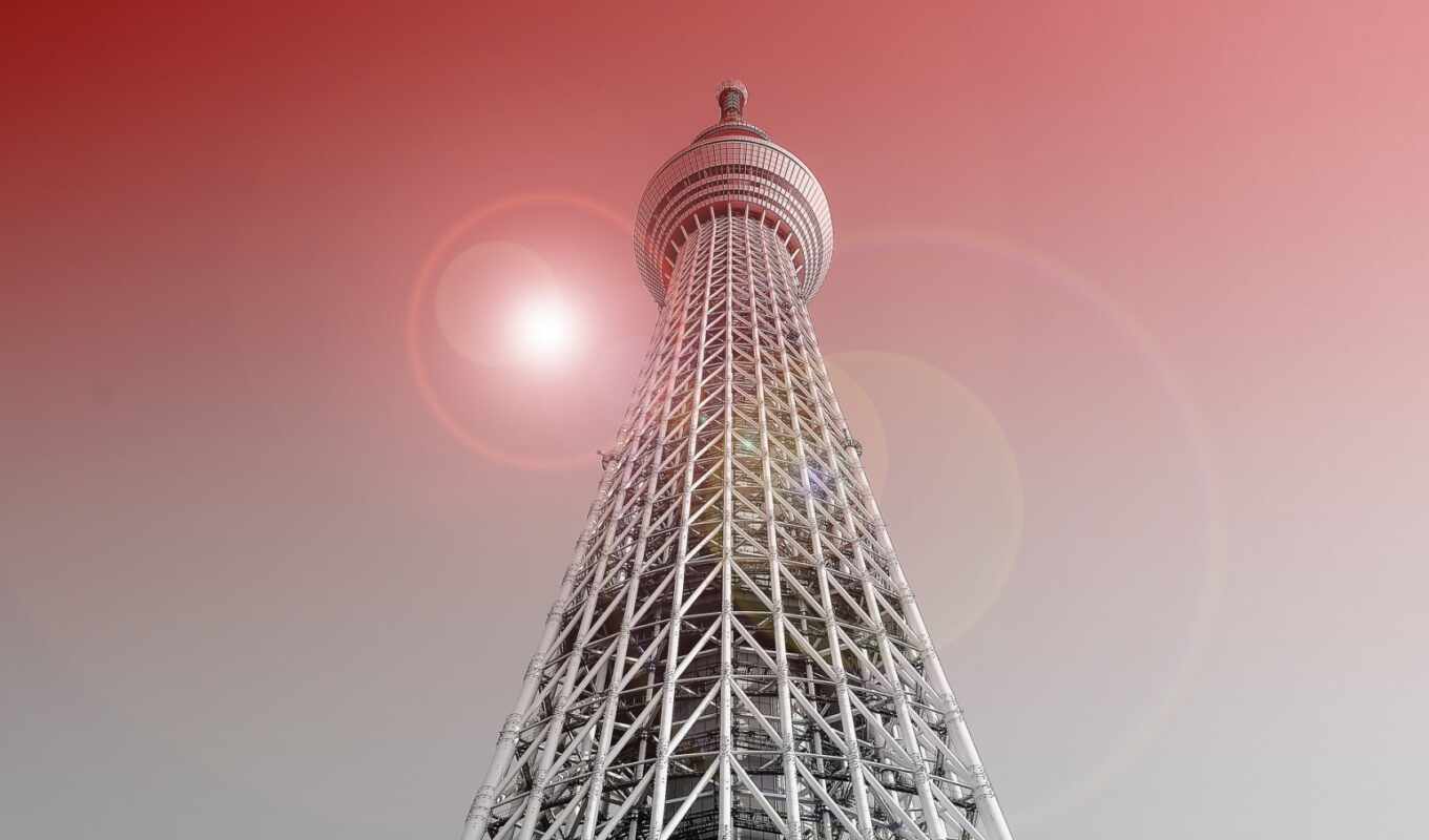 night, lights, japanese, tower, tokyo, wholesale, Japan, Tokyo, skytree, nisterenko