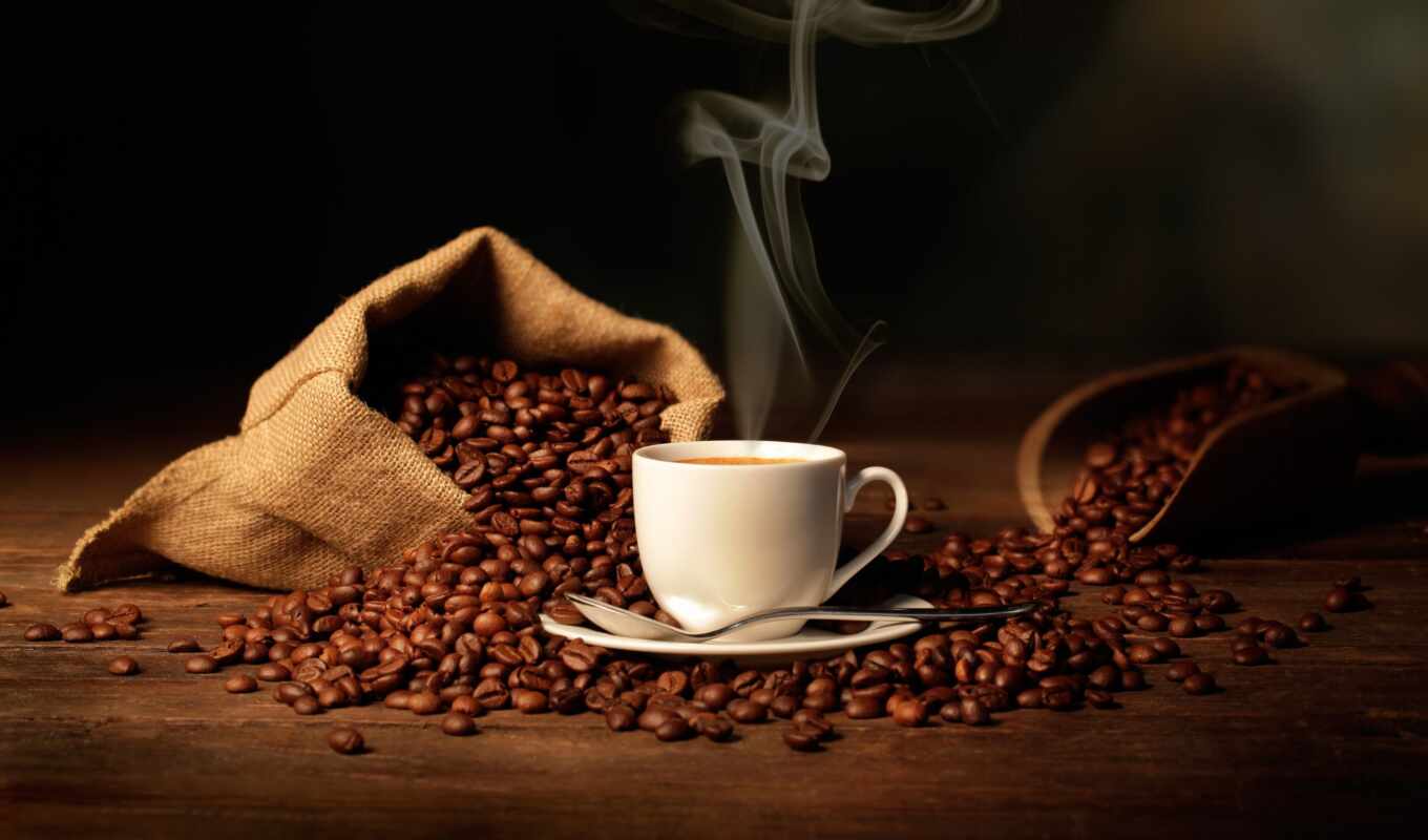 coffee, доска, cup, напиток, steam, seed, product, nutrition