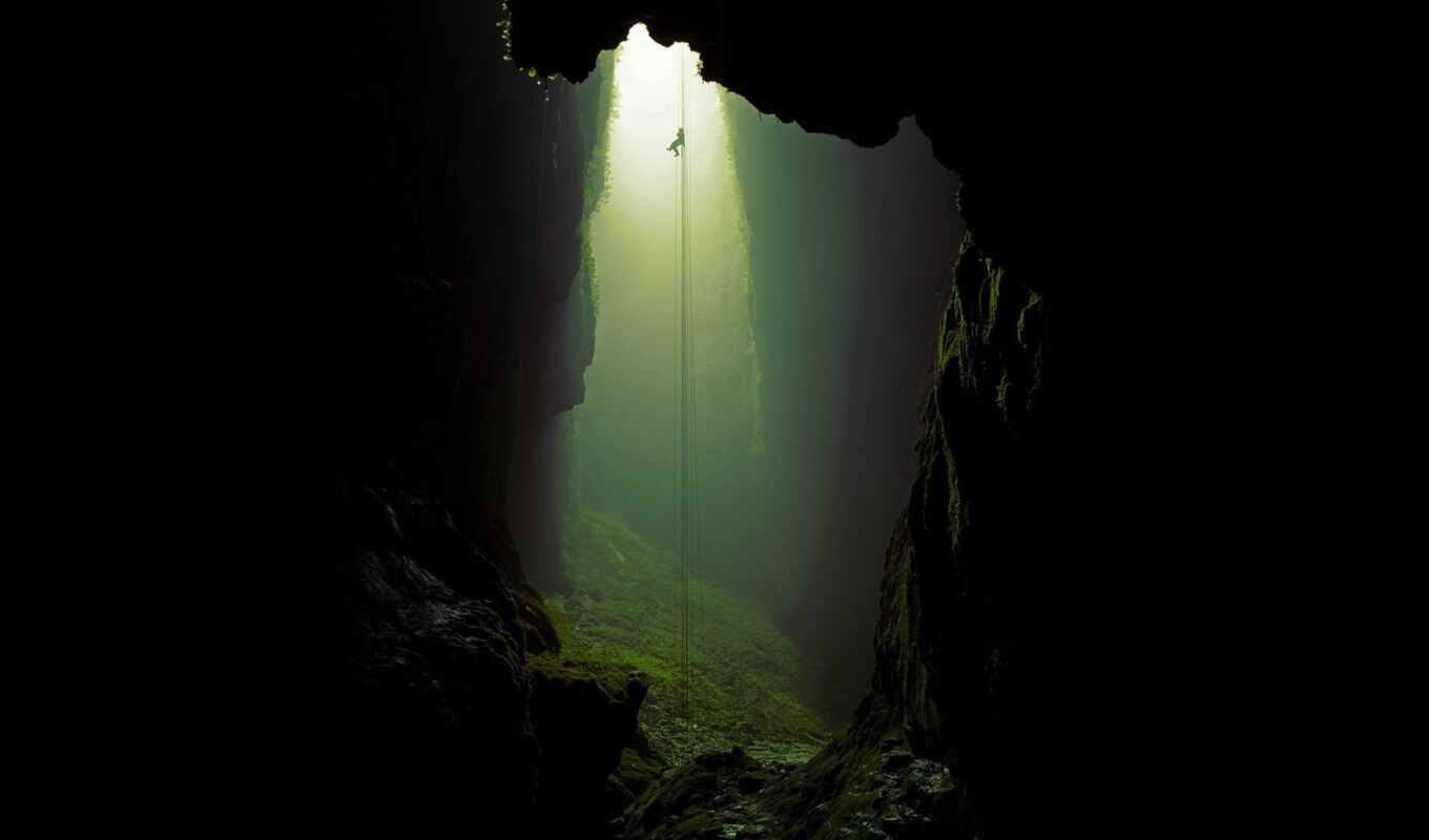 свет, красивый, пещера