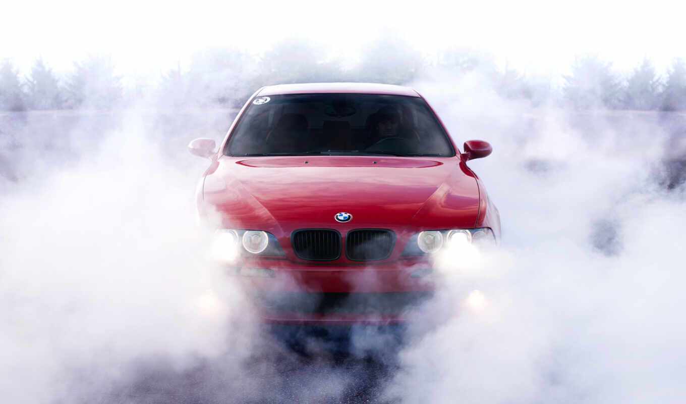 дым, car, drift, туман, тачка