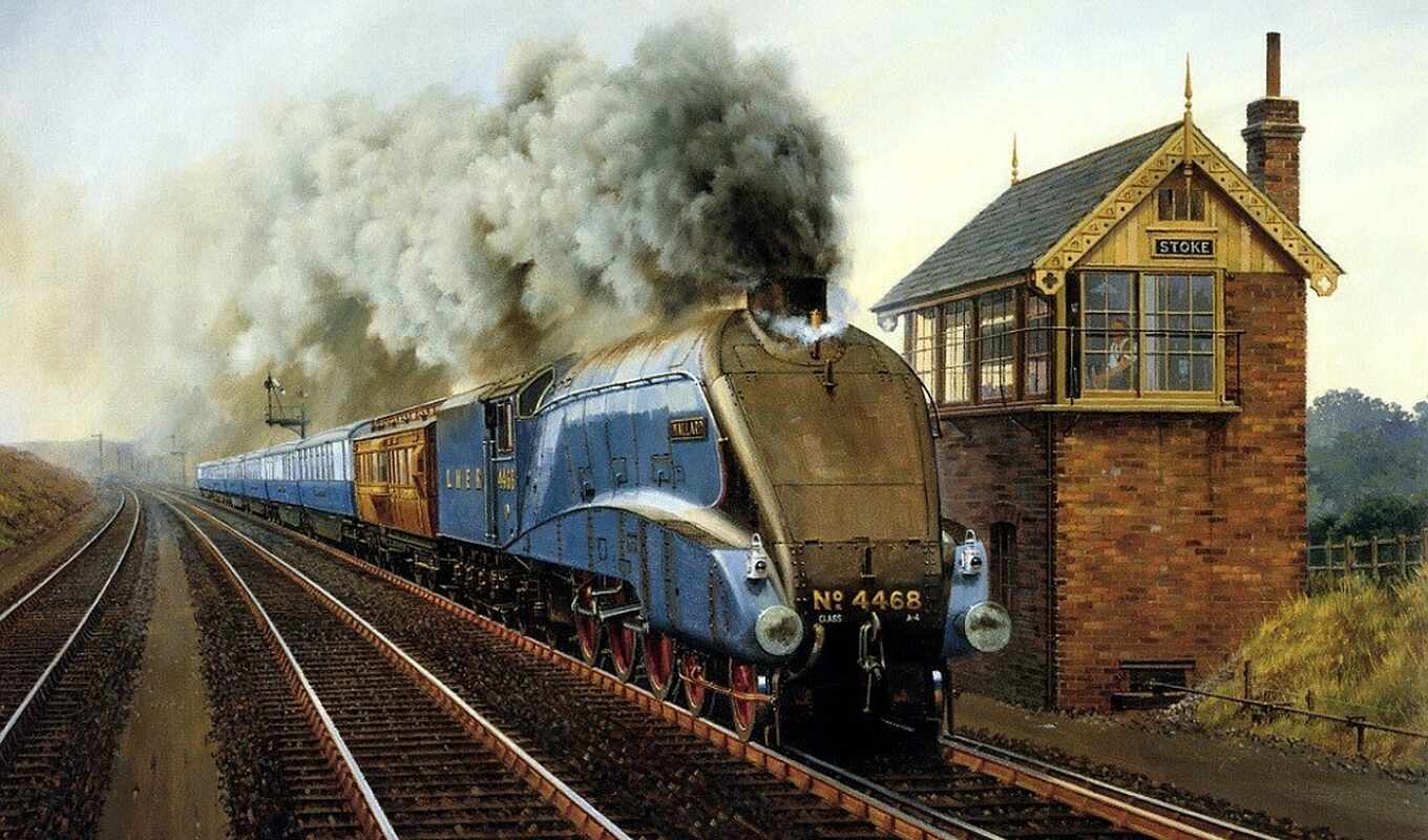 art, a train, painting, british, pinterest, iron, paintings, steam, trains, locomotive