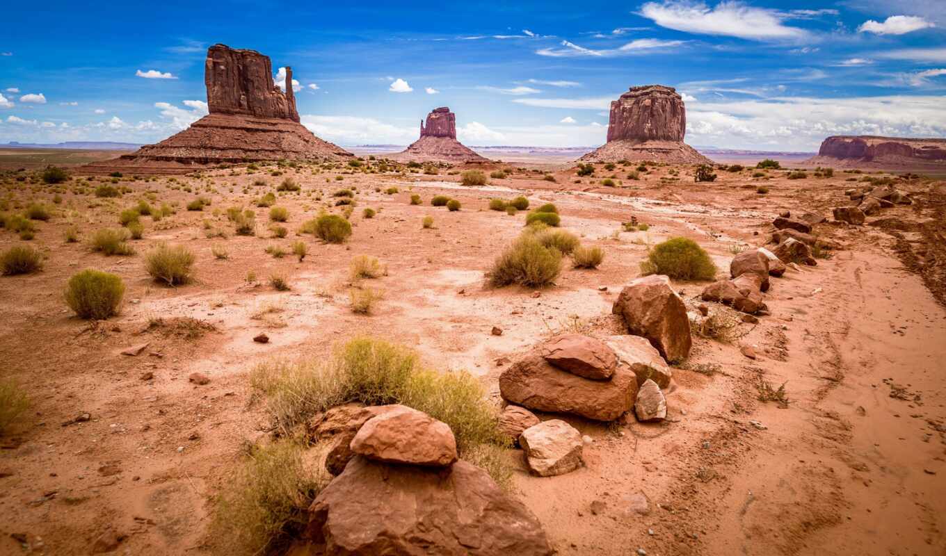 природа, rock, usa, американский, пустыня, park, national, долина, utah, памятник, навахо