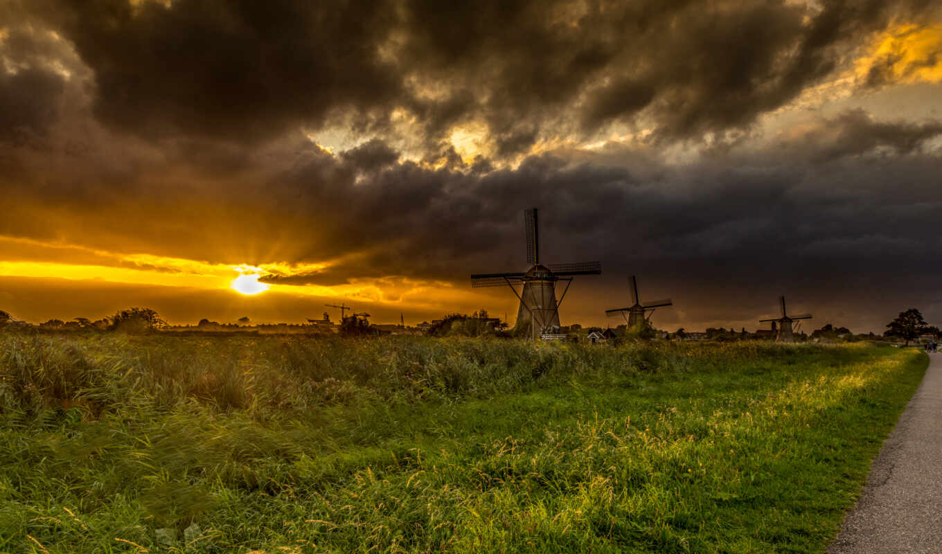 sunset, Netherlands, de irmenler