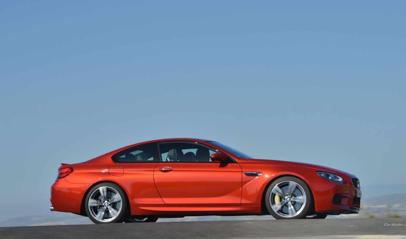 дорога, bmw, coupe, оранжевый, mountains, driving, покрытый арафатом
