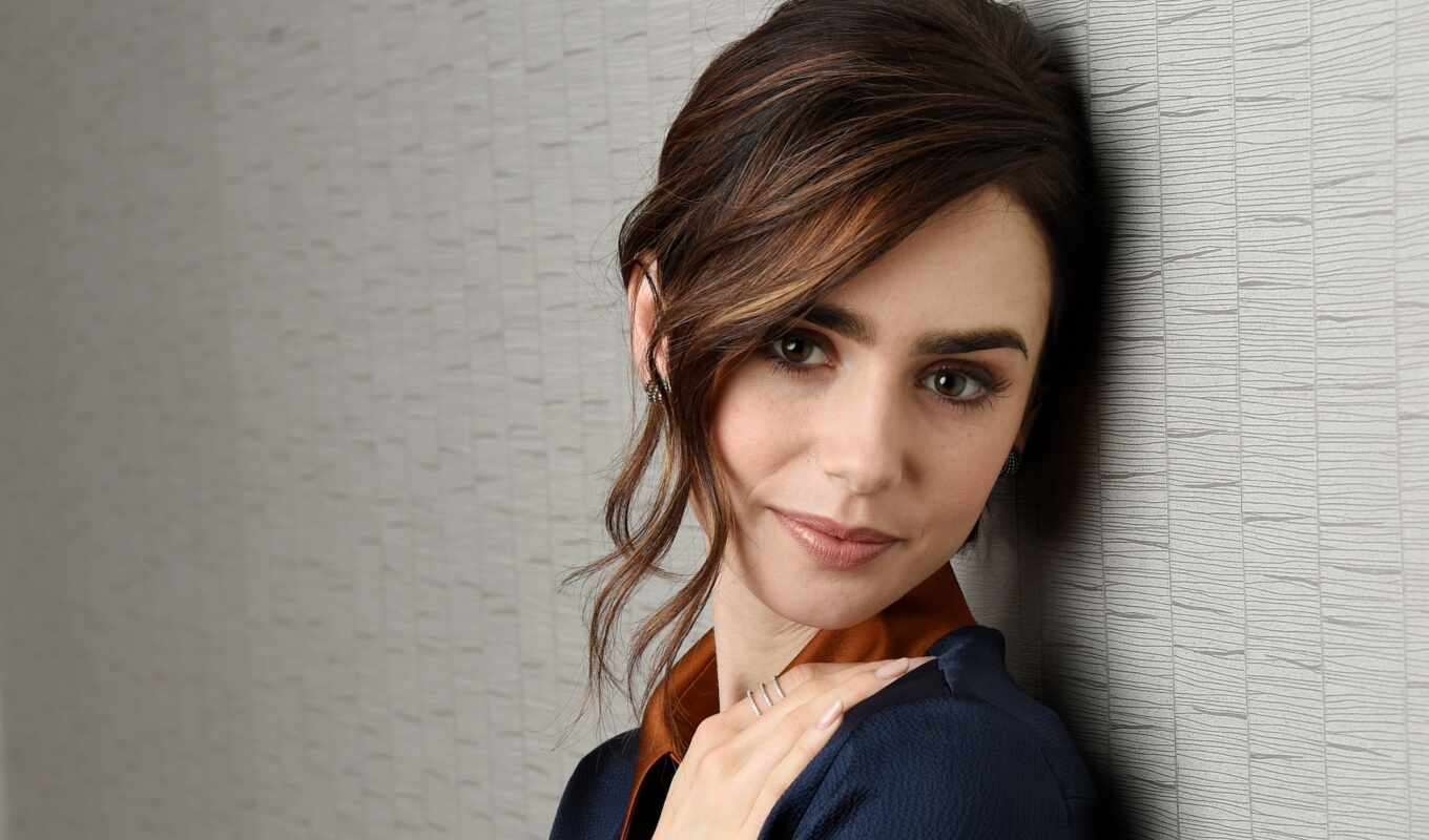 woman, actress, portrait, american, lily, collins