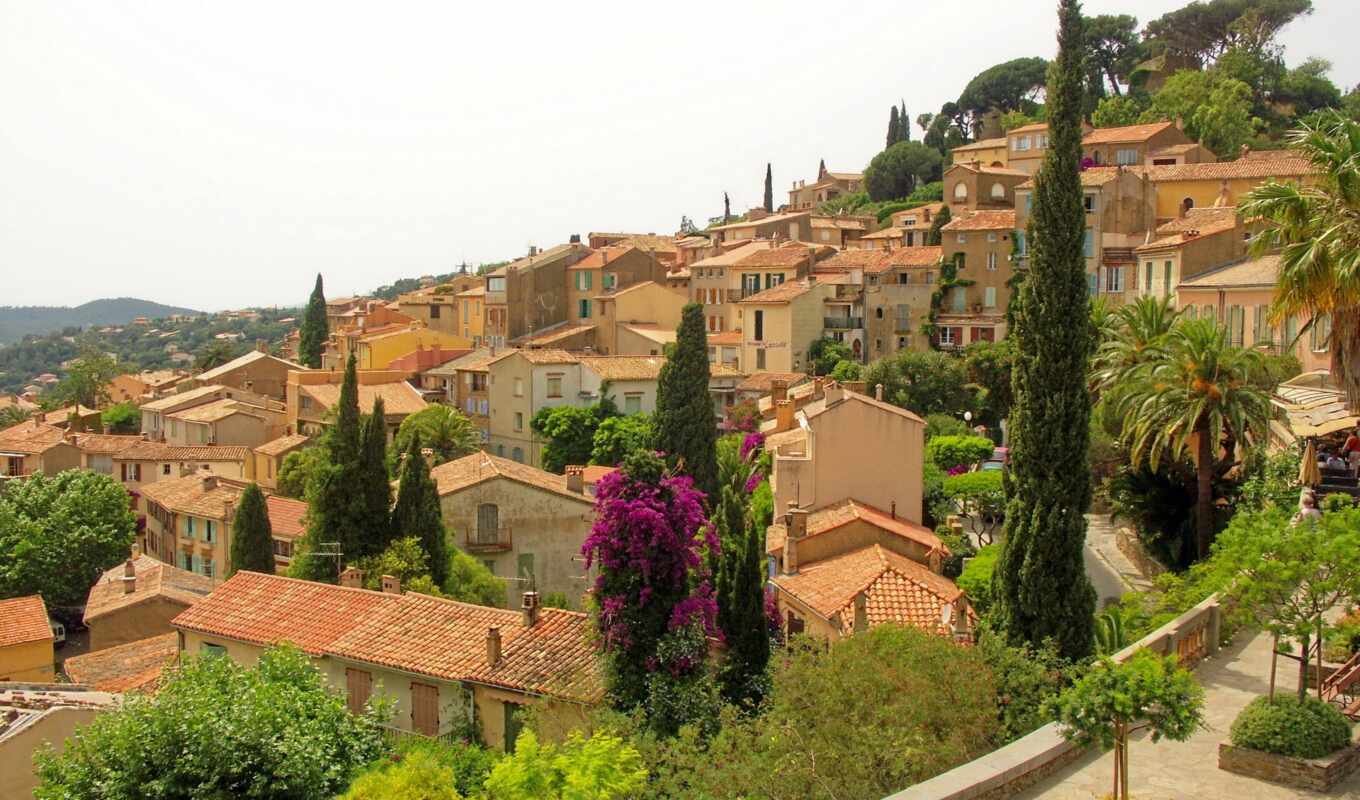 France, view, coast, beautiful, provence, azure