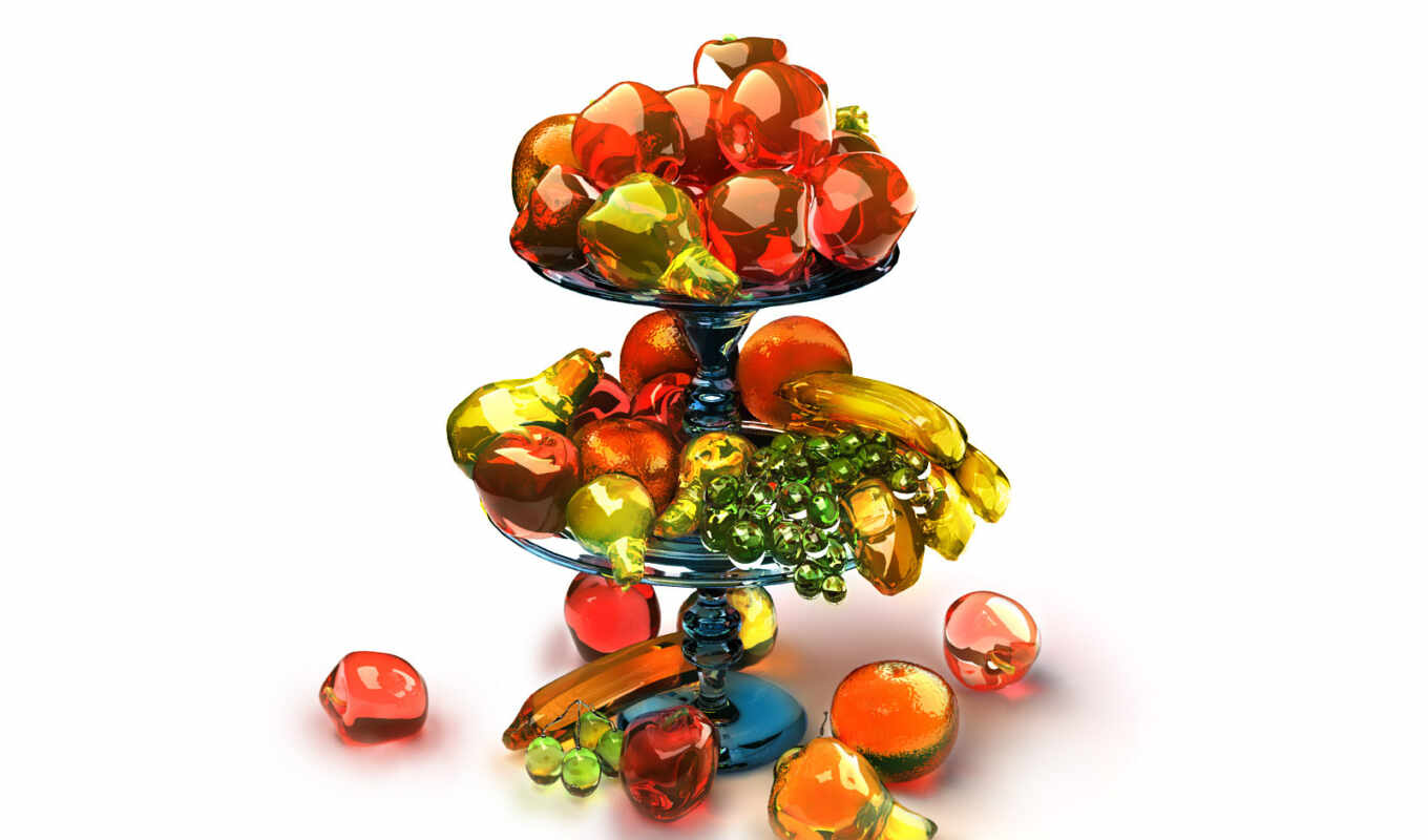 share, vase, stand, diversity, fruits, fruit