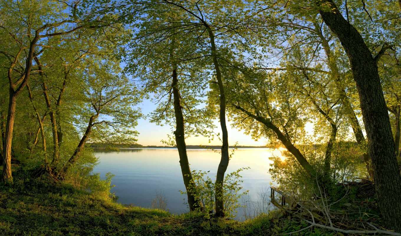озеро, природа, есть, android, закат, красивые, trees, регистрации, малиновый, bez, районе