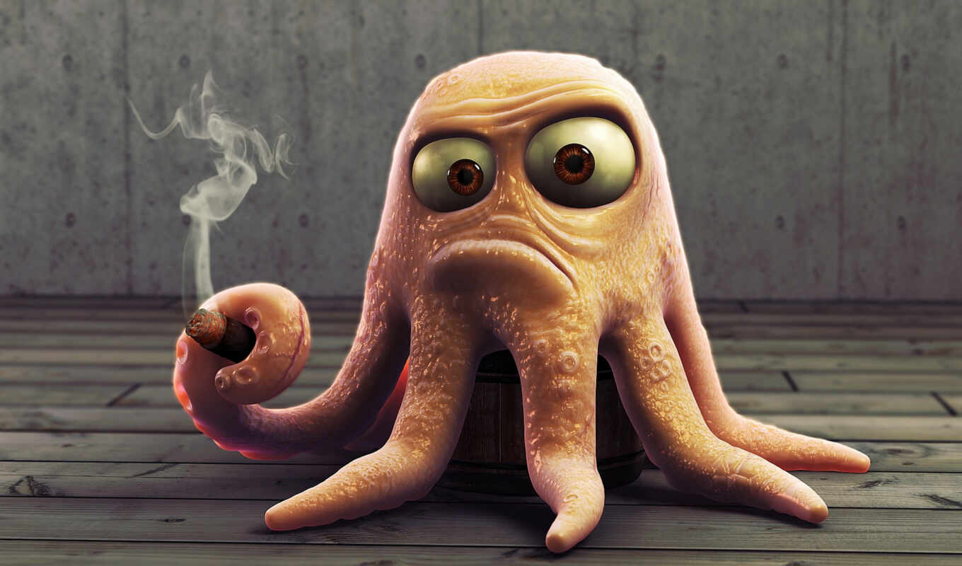 funny, octopus