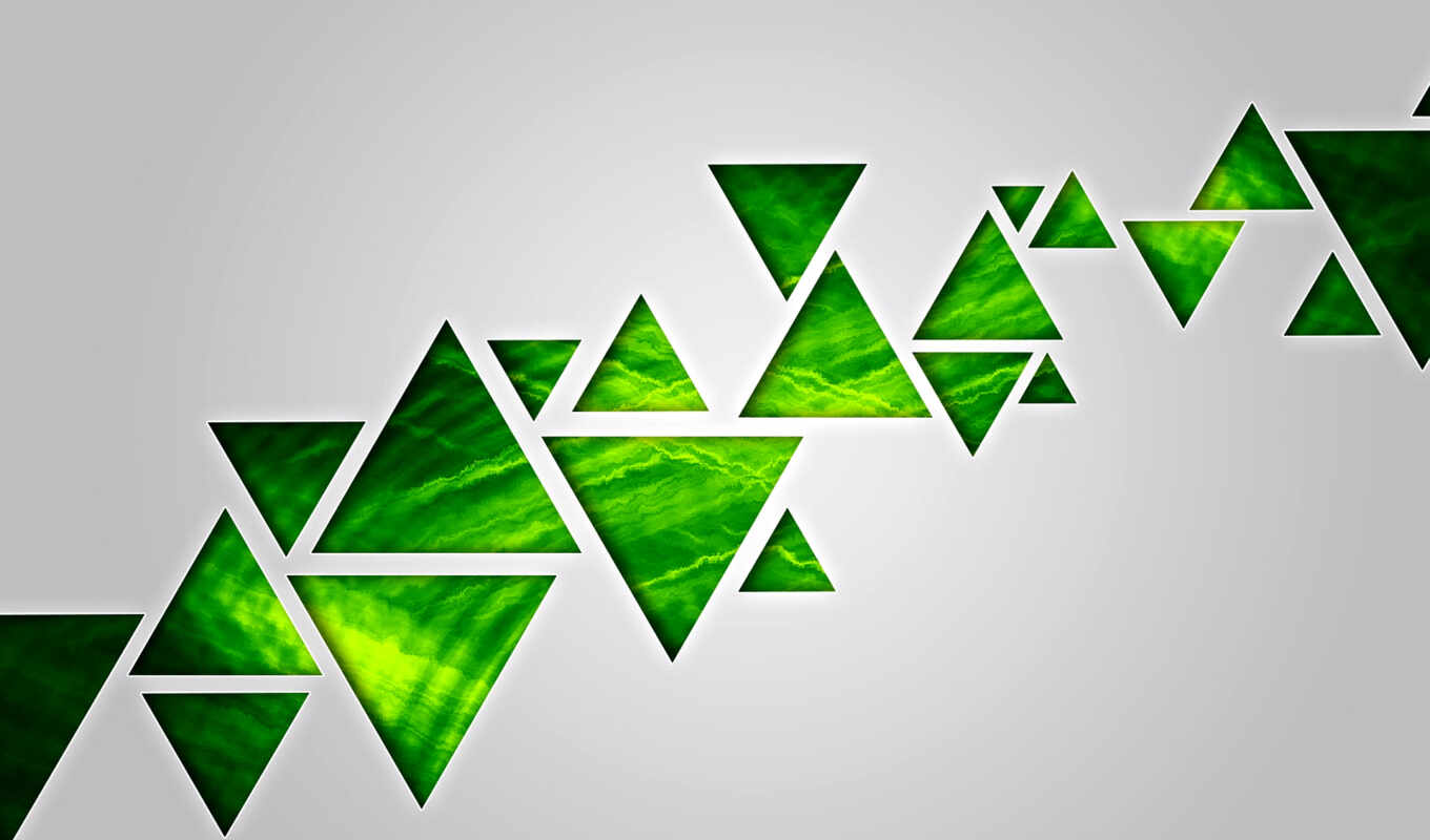 free, фон, графика, abstract, зелёный, треугольники, треугольник, треугольники