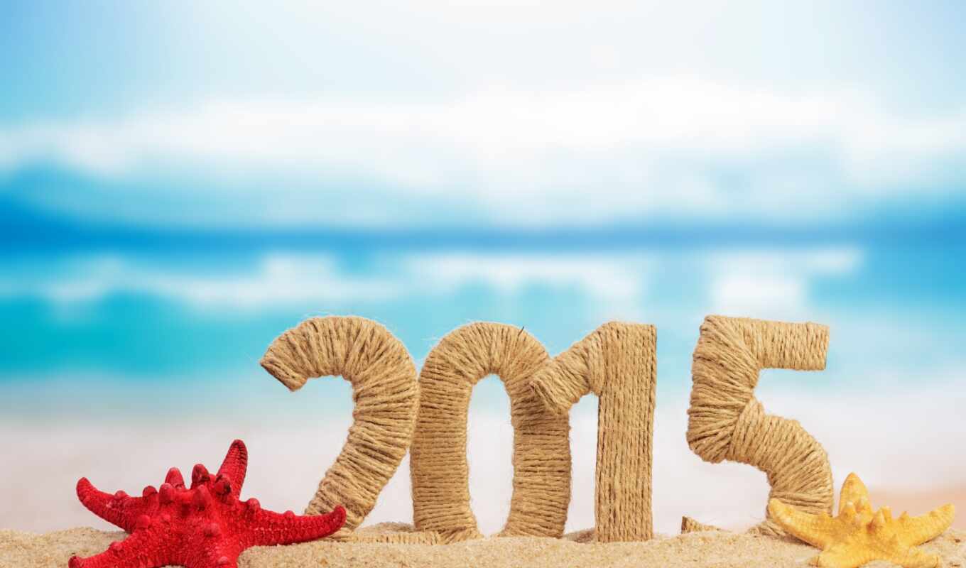 new, песок, год, новогодние, морские, праздники, годом, новым, звезды