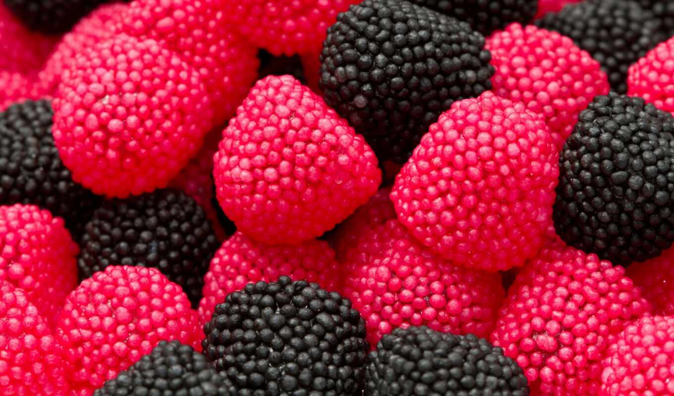 raspberry, blackberry