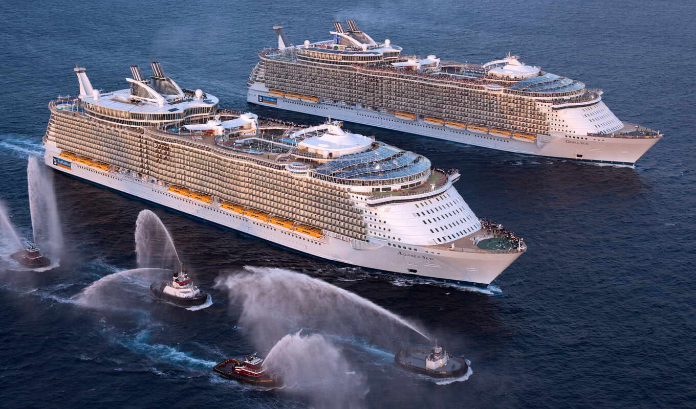 the world, big, cruise, liner, oasis, allure, liners, seas, seas, linear
