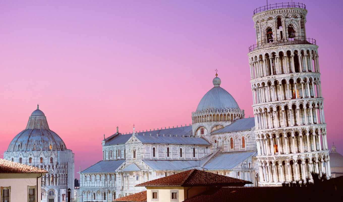 background, for, screen, tower, Italy, landscape, italy, torre, pisa