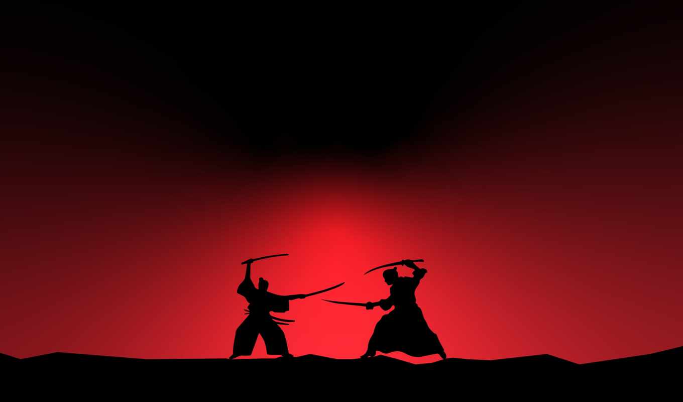samurai, battle, minimalism, minimal