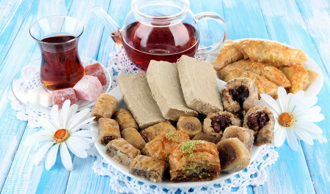 чая, напиток, product, eastern, popular, meal, turkish, nutrition, выпечка, сладость