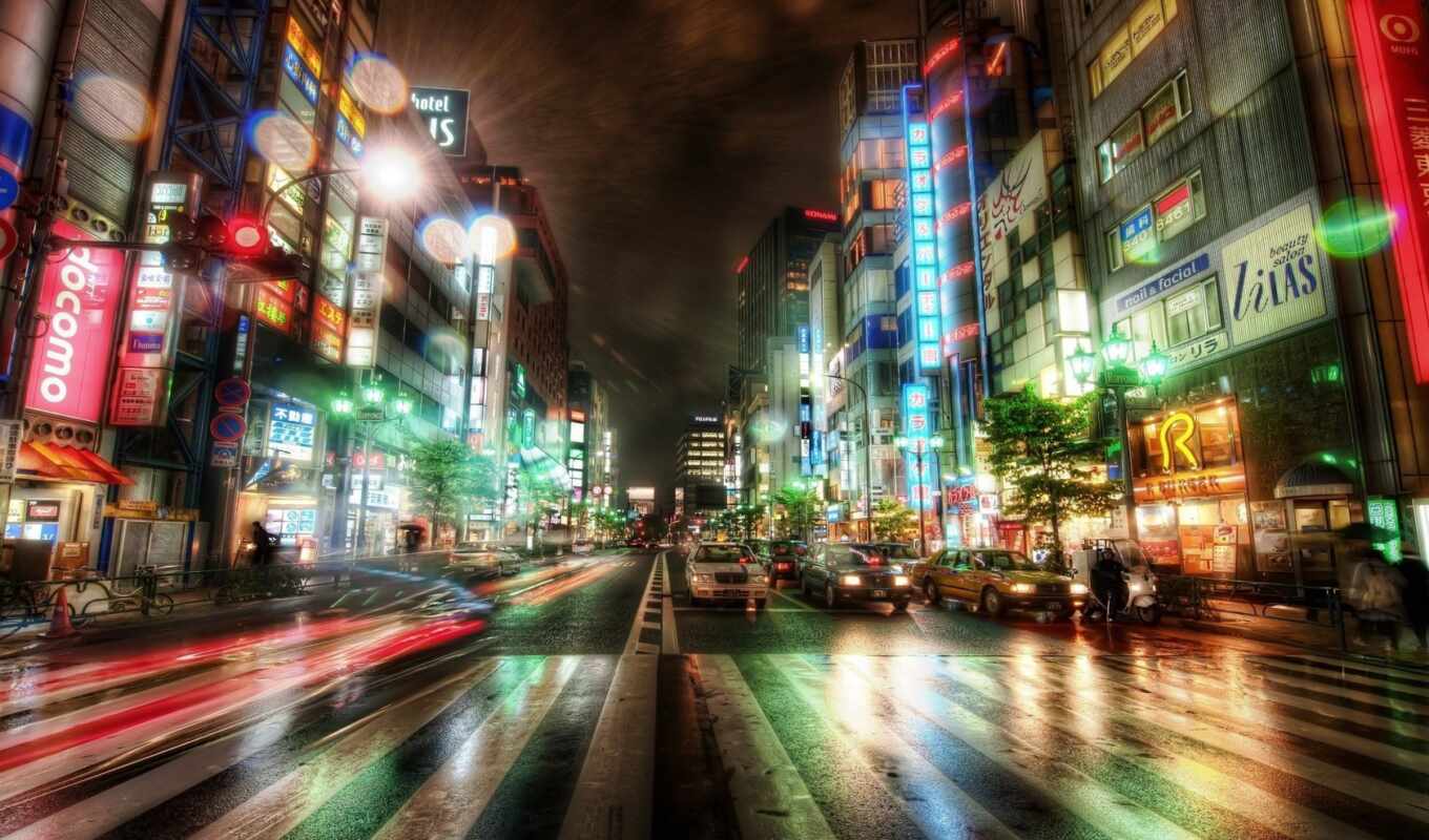 город, ночь, japanese, tokyo, tokio