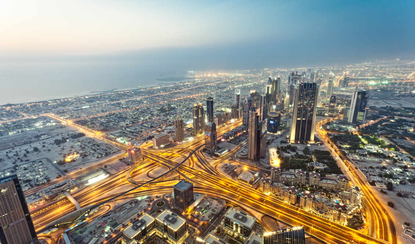view, city, rest, Arabian, dubai, burj, khalifa, uae, burj, khalifa, emirates