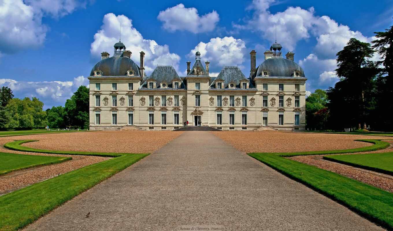 castle, Loire, blonde, France