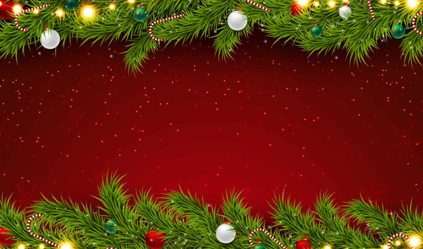 фон, вектор, red, дерево, год, christmas, branch, decoration, navidad, natal