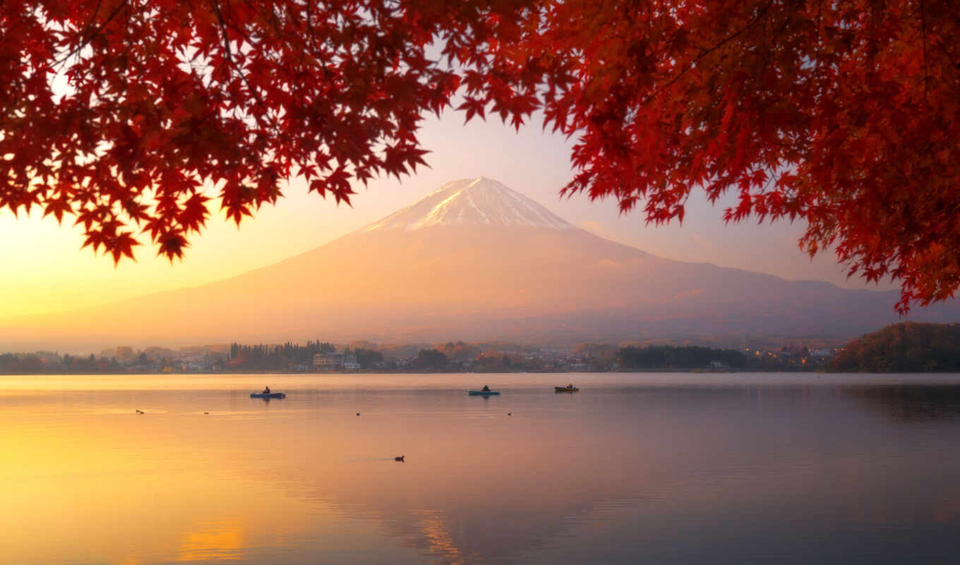 lake, photo, volcano