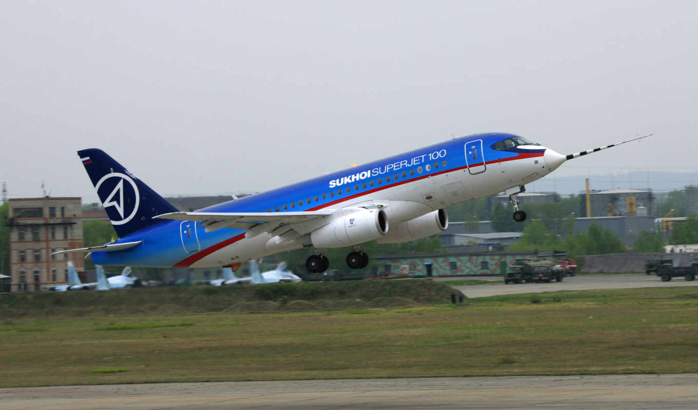 a computer, plane, aviation, aircraft, superjet, sukhoi, ssj, passenger passenger