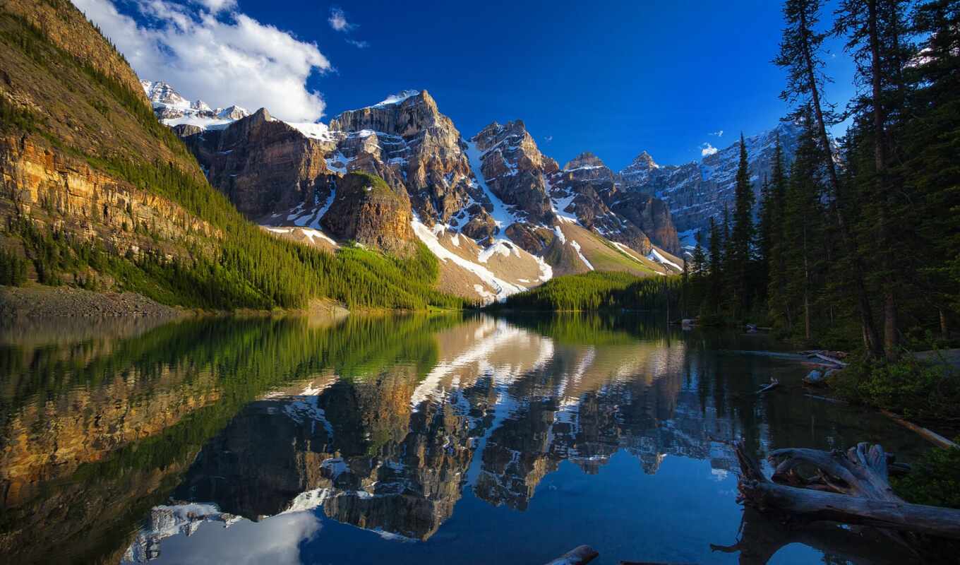 lake, Canada, alberta, park, national, valley, ten, moraine, banff, canadian