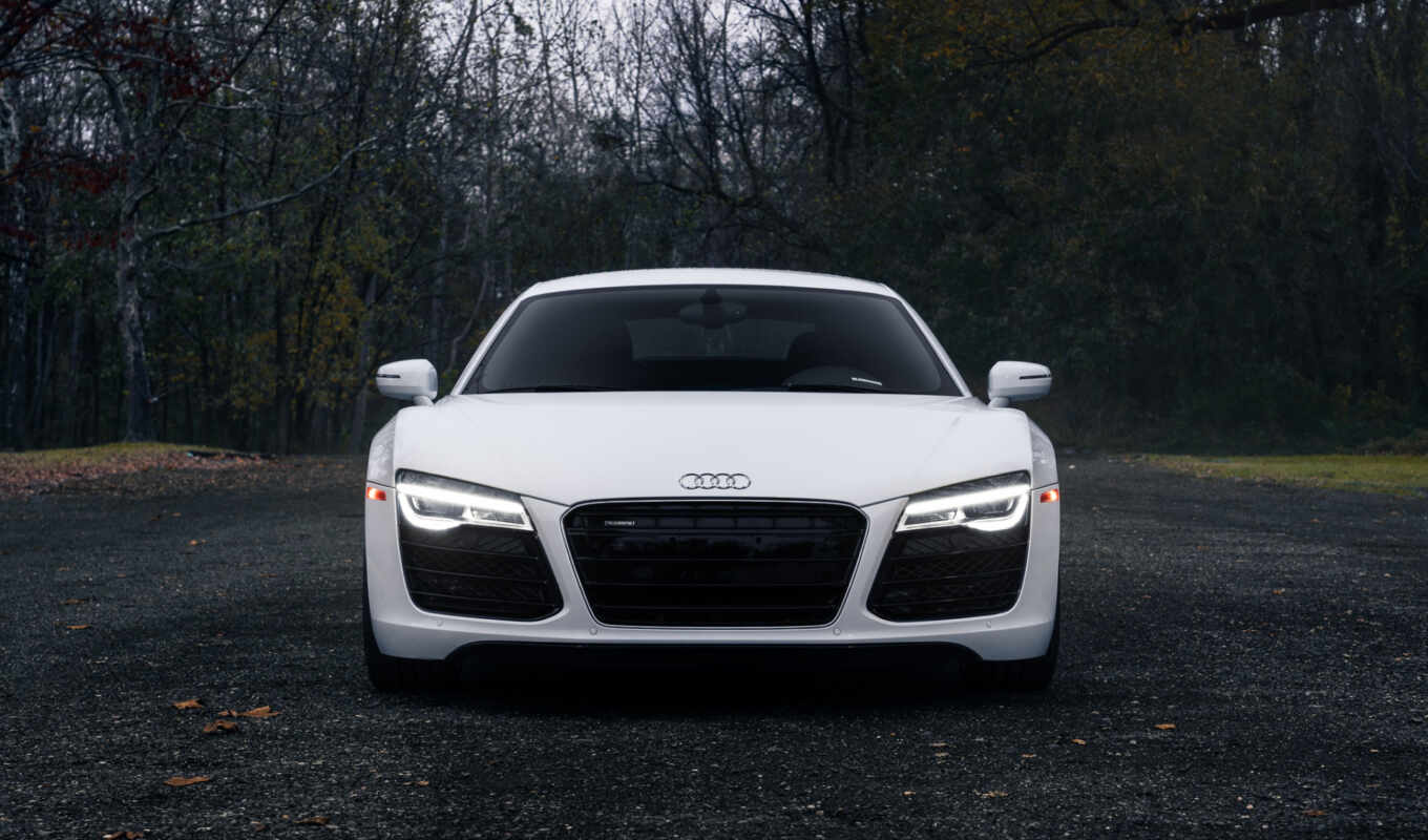 white, light, frontline, eyes, closely, car, luxury, coupe, to lead