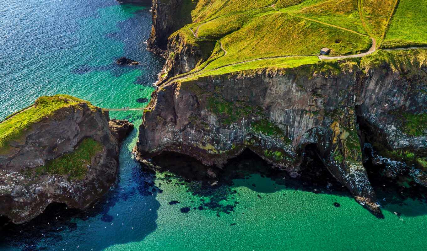 природа, взгляд, rock, море, ирландский, ireland, первую, околдовать