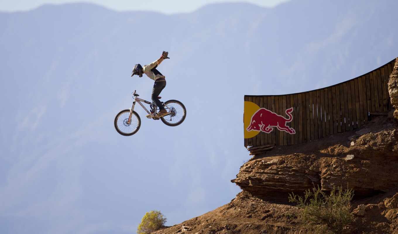 rampage, bull, downhill, red