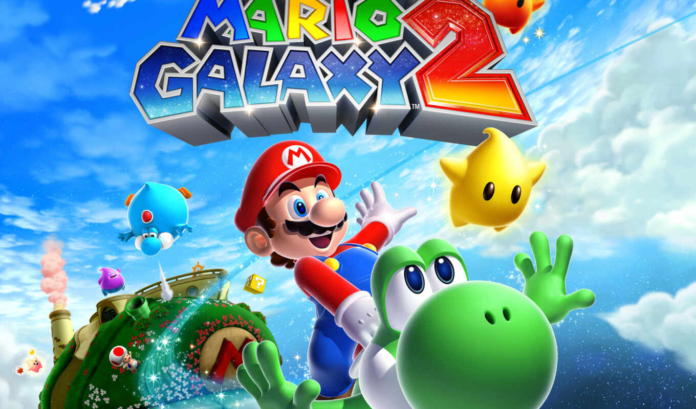 games, super, galaxy, Mario, wii, nintendo
