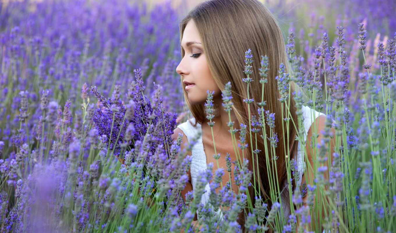 girl, field, PHOTOSESSION, beautiful, gif, cvety, lavender, devushki, soap, lavender, lavande