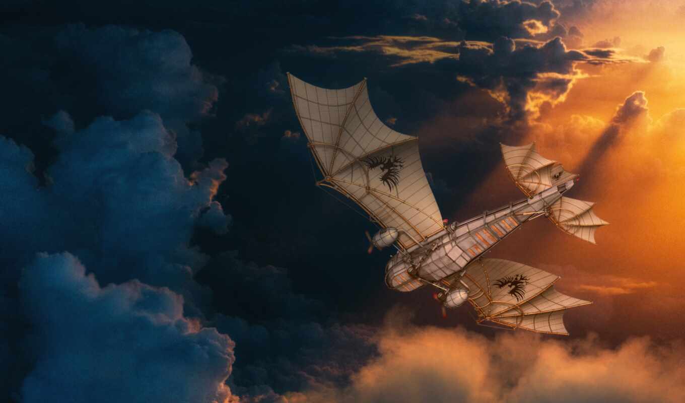 planet, steampunk, cosmo, poster, airplane, sale, free, cosmo, redbubble, hedart
