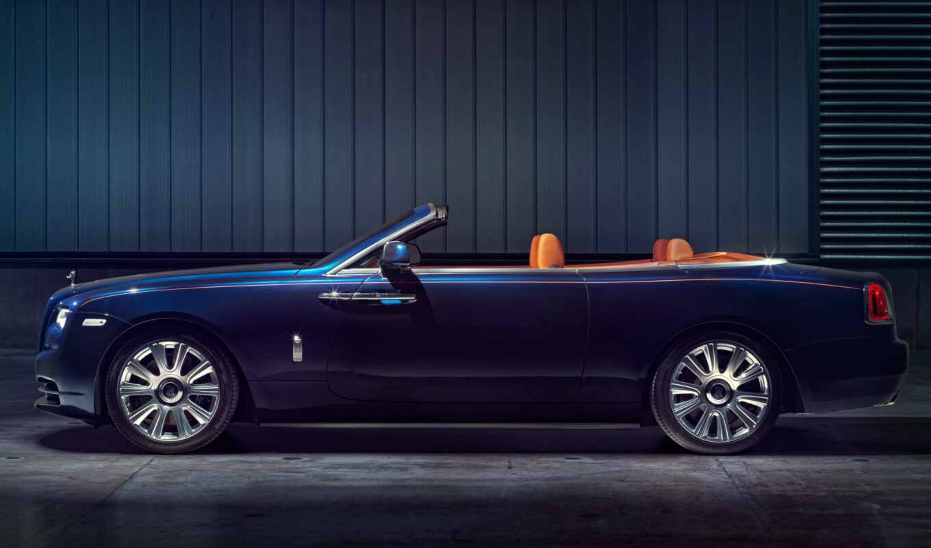 picture, sunrise, car, cabriolet, rolls, royce, cars
