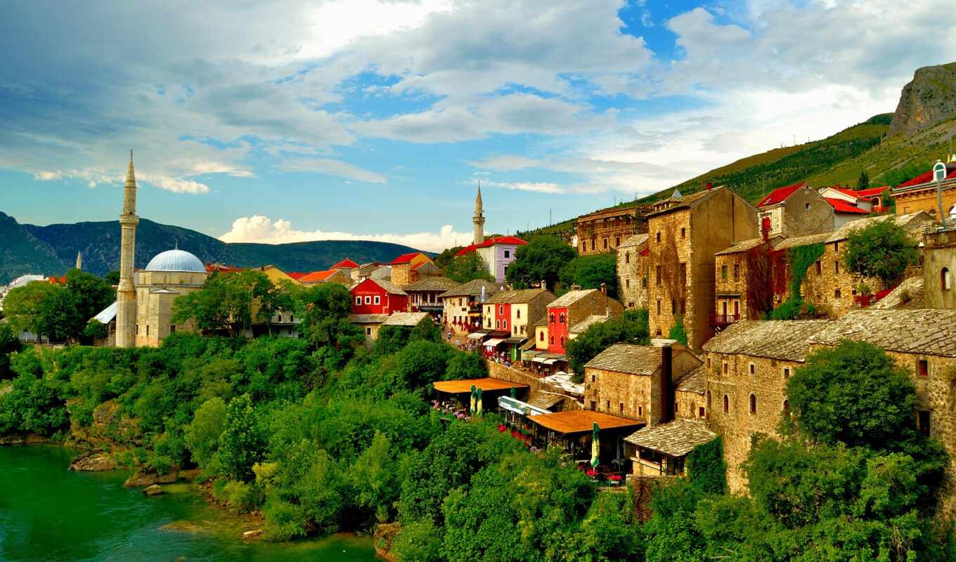 river, mostar, bosnia