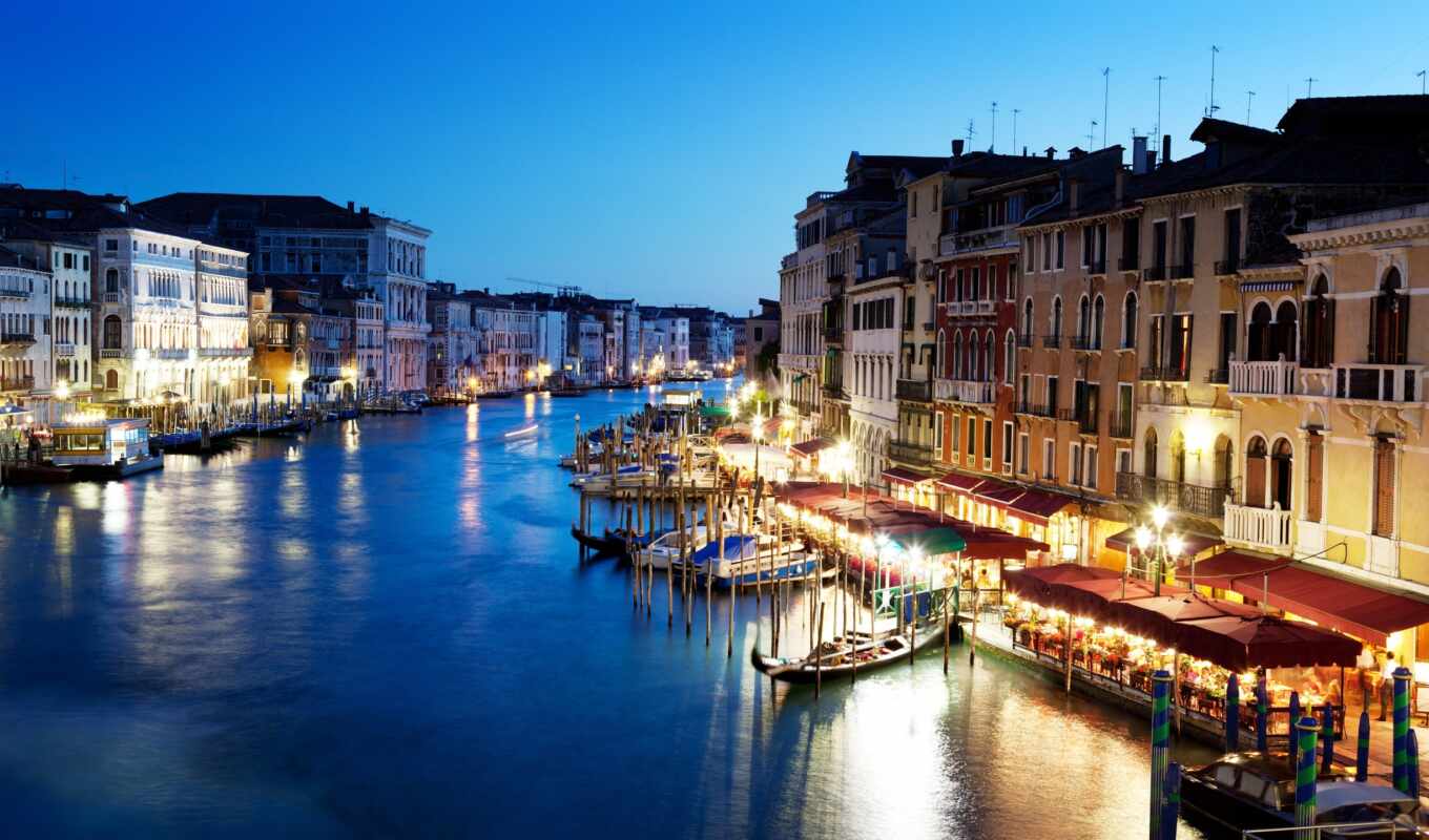 channel, venice, canal, grand, italy, great