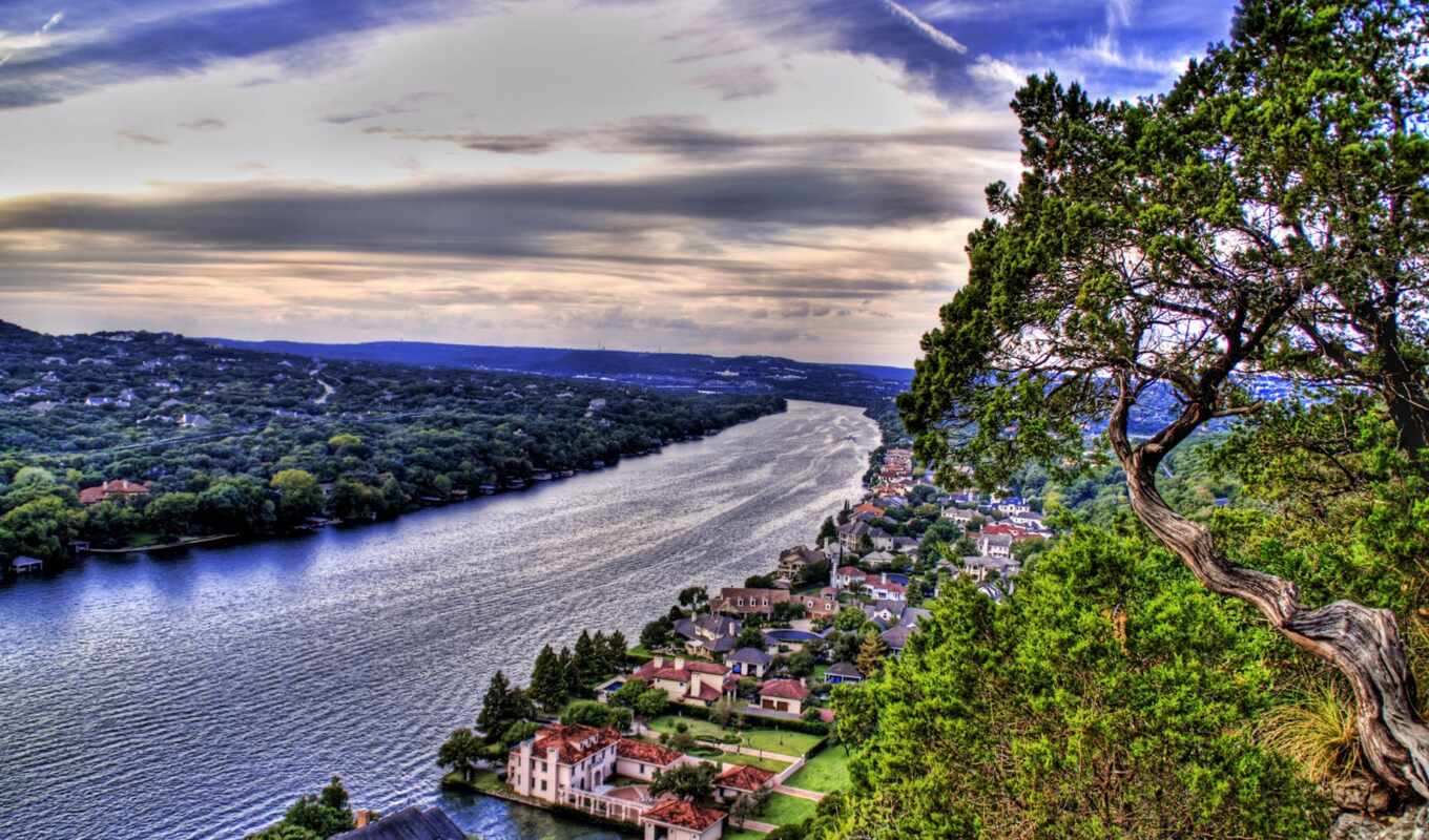 view, high - quality, city, beautiful, photos, river, hdr, large, mount, bonnell, photos