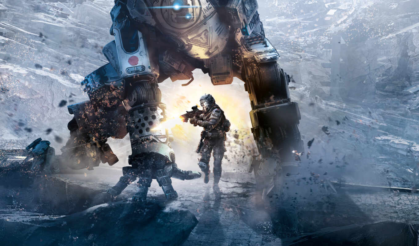 art, game, shooter, eyes, electronic, to become, it, first, titanfall, respawn