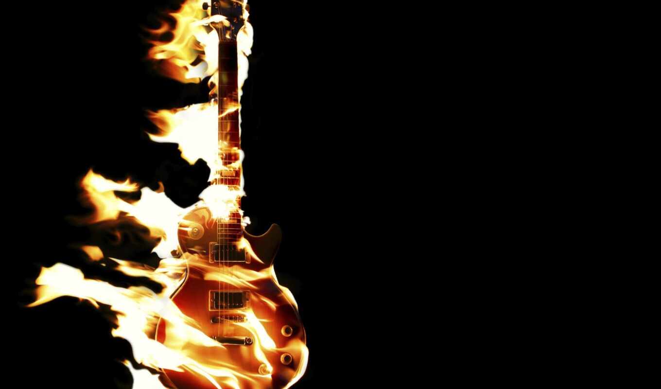 music, guitar, guy, rock, fire, blade, energy, muses, amazon