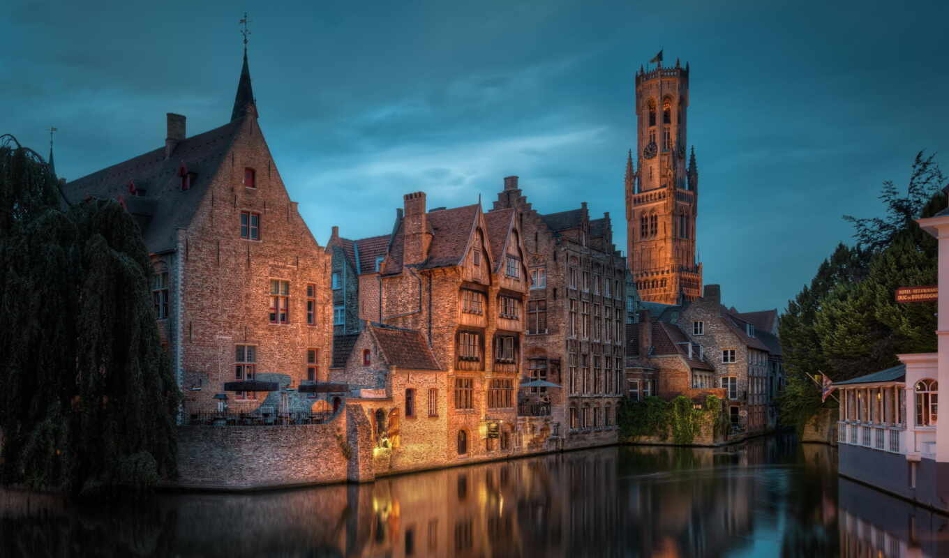 nature, fairy tale, Belgium, belgium, bruges, medieval
