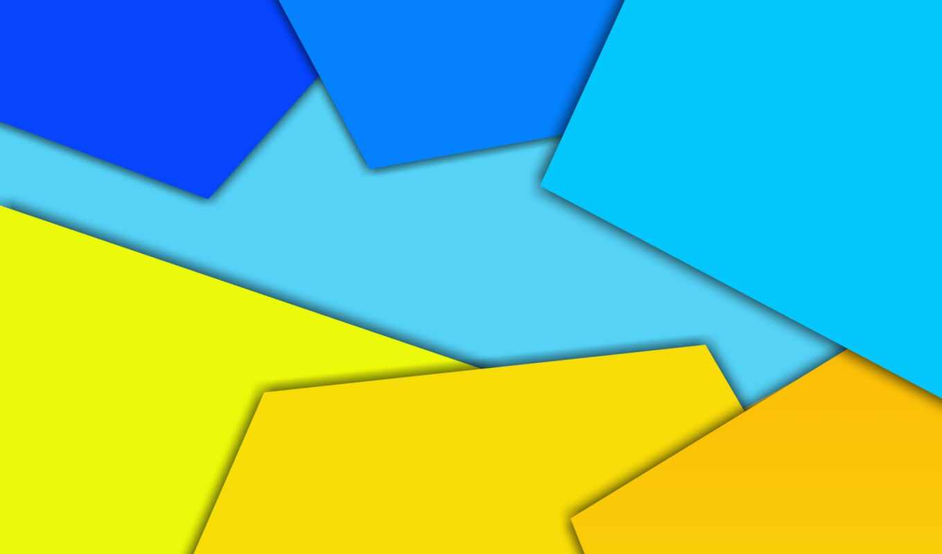 blue, рисунок, yellow, geometric