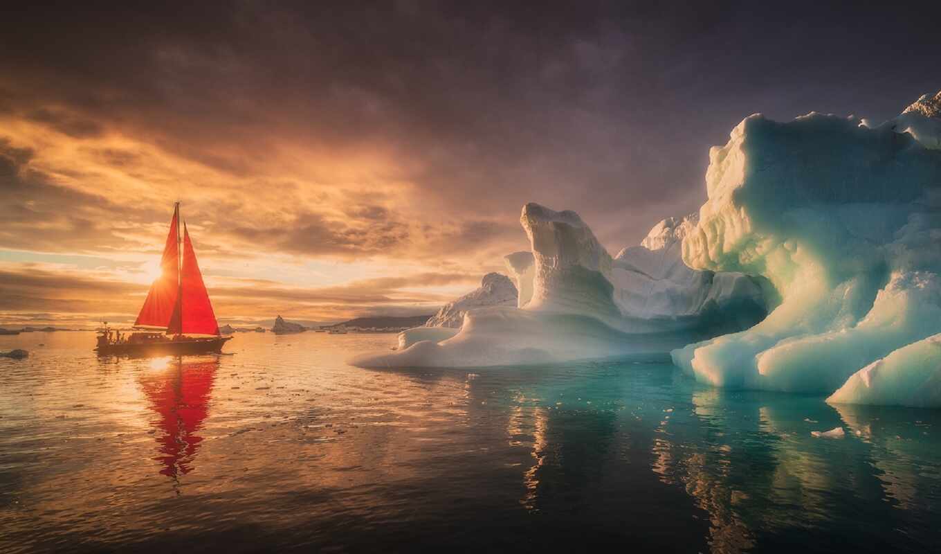 white, landscape, May, Daniel, natural, scarlet, greenland, to become, sail, hike